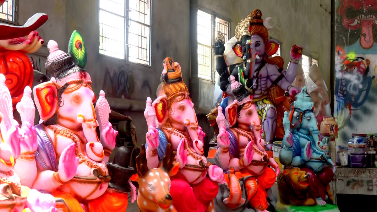 செப். 14: விநாயகர் சதுர்த்தியையொட்டி கோவையில் விநாயகர் சிலைகள் தயாரிப்பு மும்முரம்