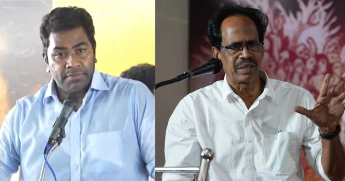 "ஆதவ் அர்ஜுனா கம்யூனிஸ்ட் வரலாற்றை கொஞ்சம் புரட்டிப் பார்க்க வேண்டும்!"