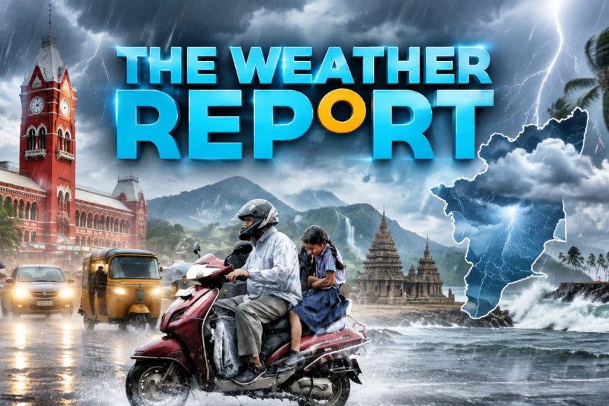 மக்களே குடைய கைல வச்சுக்கங்க ! இடி, மின்னலுடன் கனமழைக்கு வாய்ப்பு !