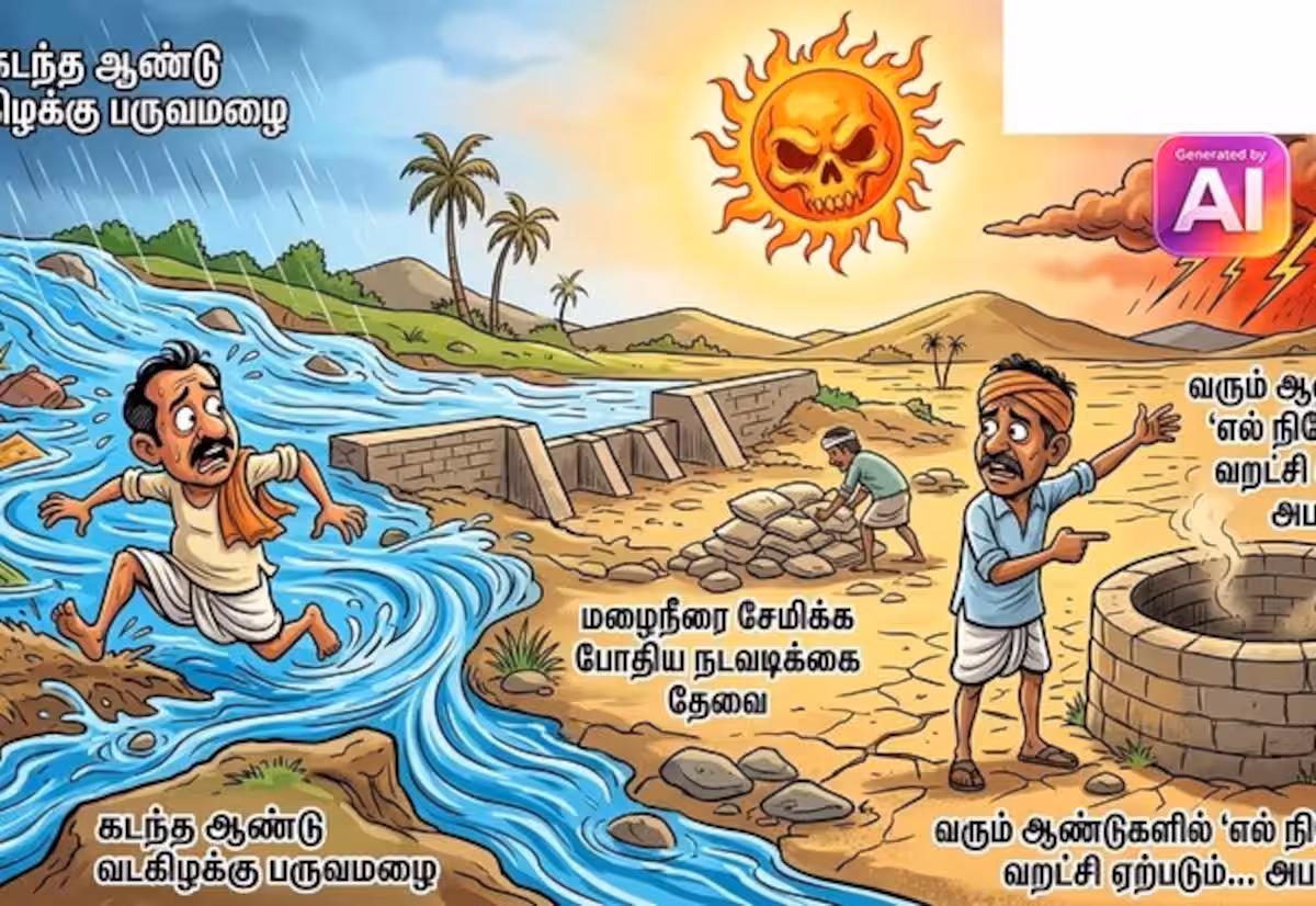 வரும் ஆண்டுகளில் எல் நினோவால் வறட்சி ஏற்படும்... அபாயம்:மழைநீரை சேமிக்க போதிய நடவடிக்கை தேவை