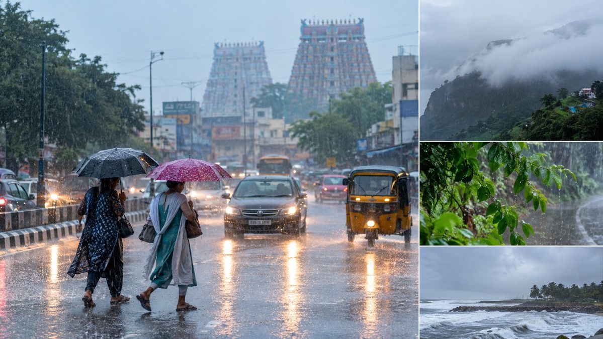 தமிழகத்தில் 8ஆம் தேதி வரை மழைக்கு வாய்ப்பு..! 4 மாவட்டங்களுக்கு கனமழை எச்சரிக்கை..!
