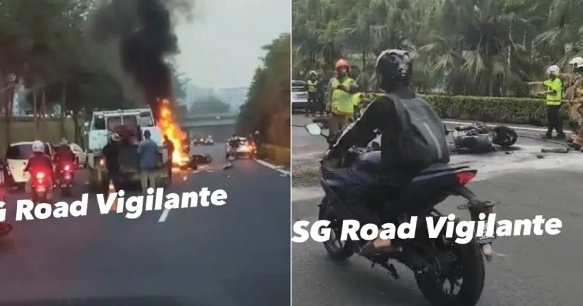தெம்பனிஸ் விரைவுச்சாலையில் வாகன விபத்து: 9 பேர் மருத்துவமனையில்