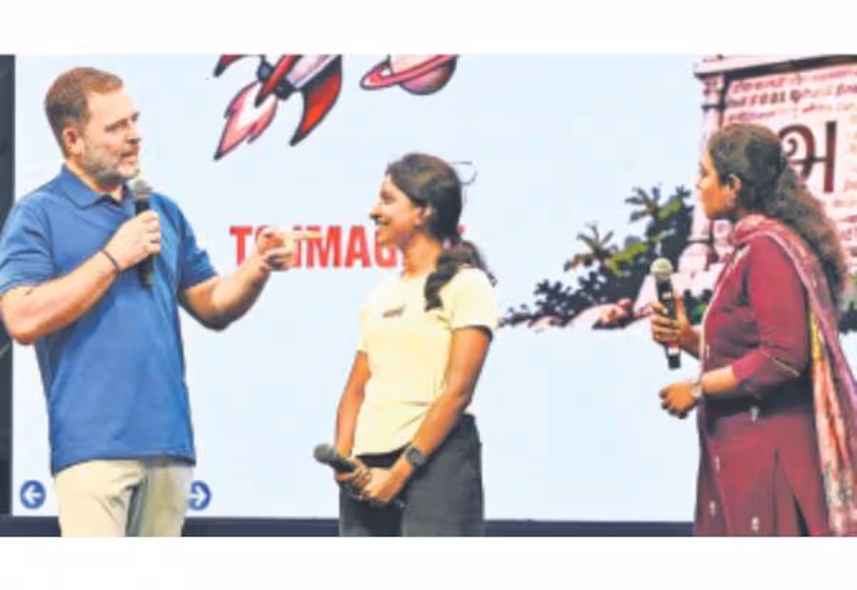 தமிழ் மொழி, கலாசாரத்தின் மீது பா.ஜ., தாக்குதல்: தமிழகத்தை தொட விடமாட்டோம் என ராகுல் பேச்சு