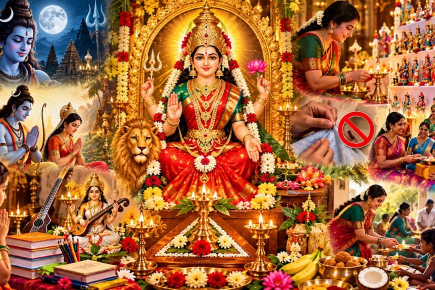 கொலு வைத்து தேவி வழிபாடு...கூட்டு சேர்ந்து அற்புத பிரார்த்தனை!