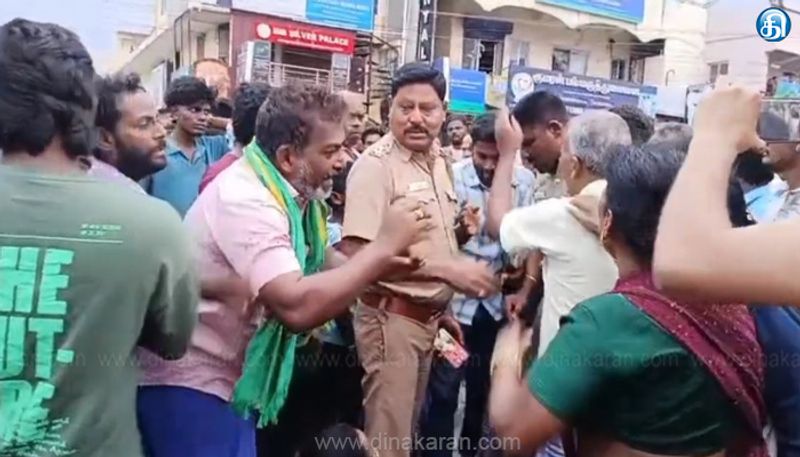திருவள்ளூர் அருகே 2 நாட்களாக மின்சாரம் துண்டிக்கப்பட்டதால் திருமழிசை சாலையில் அப்பகுதி மக்கள் மறியல்