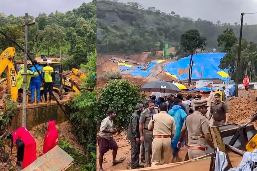 வயநாடு நிலச்சரிவு: பலி 4 ஆக உயர்வு... மீட்புப் பணி தீவிரம்!