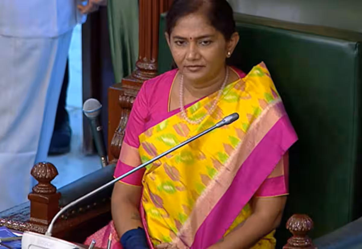 தமிழக சட்டசபையை வழி நடத்திய முதல் பெண் சபாநாயகர்: அனைத்துக்கட்சி எம்எல்ஏக்கள் பாராட்டு