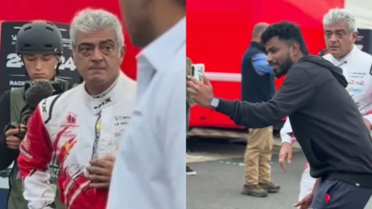 அஜித்தை வெளுக்கும் ரசிகர்கள்.. செல்ஃபிக்கு இப்படி முறைப்பதா? ஹாமில்டனை  விட பெரிய வீரரா நீங்க?