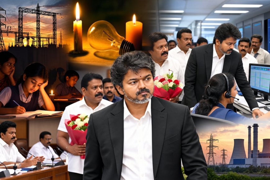 மின்வெட்டுக்கு END CARD...மின்வாரிய அலுவலகத்தில் விஜய் திடீர் ஆய்வு!