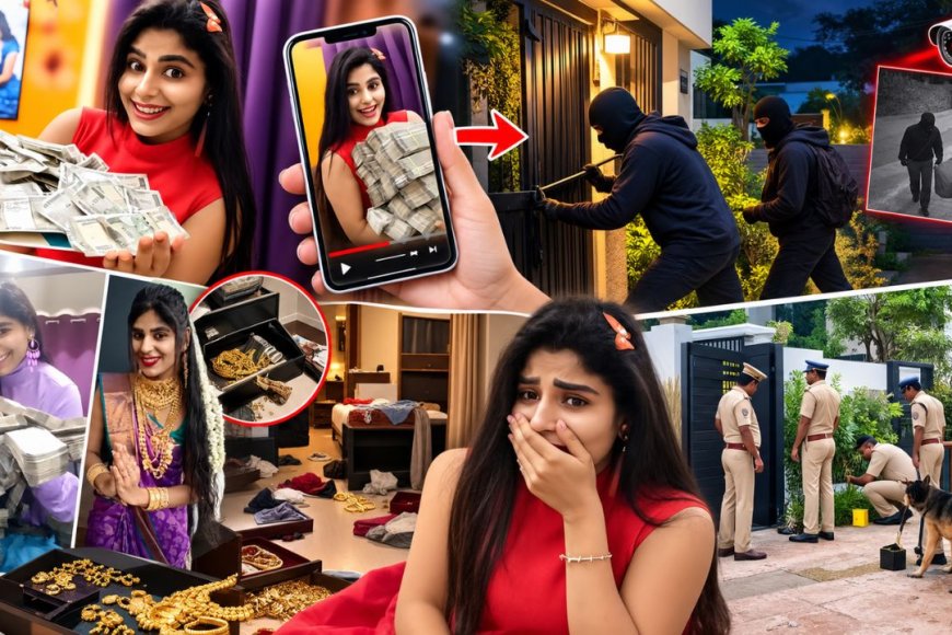 என்கிட்ட இவ்ளோ பணம்,நகை இருக்கு ! கொள்ளையடித்த கொள்ளையர்கள் ! பெண் யூடியூபர் கதறல் !