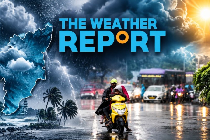 தமிழ்நாட்டில் இன்று பலமாவட்டங்களில் கனமழை வாய்ப்பு ! வானிலை மையம் அலர்ட் !